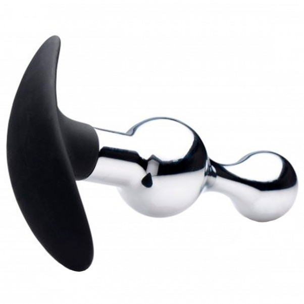 Master Series Dark Drop Metal Buttplug  3