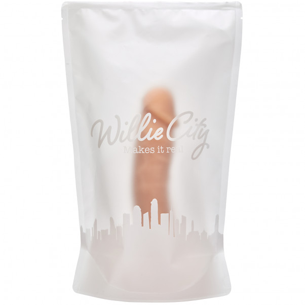 Willie City Luxe Realistisk Silikondildo 23 cm bild på förpackningen 6