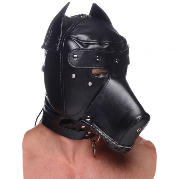 Master Series Muzzled BDSM Hood  1