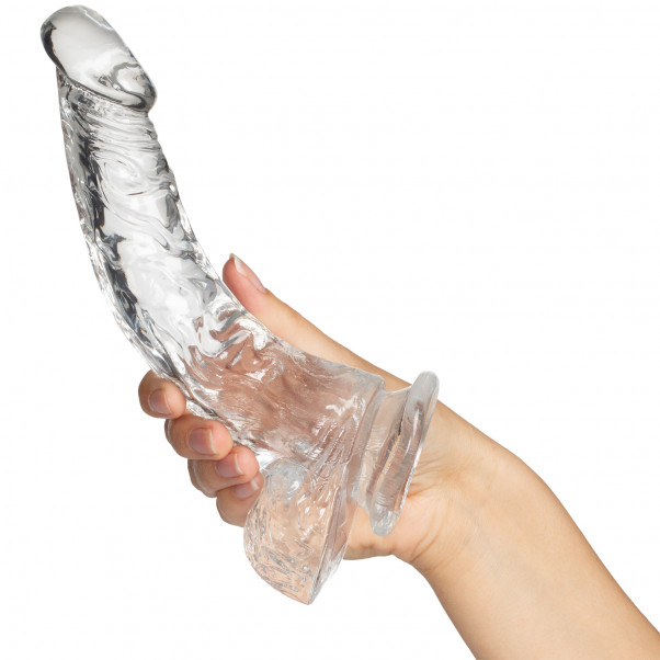 King Cock Clear Dildo med kulor 20 cm  50