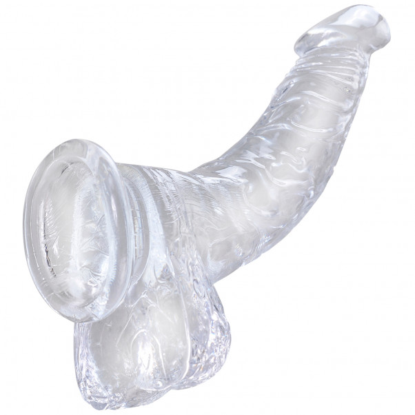 King Cock Clear Dildo med kulor 20 cm  3