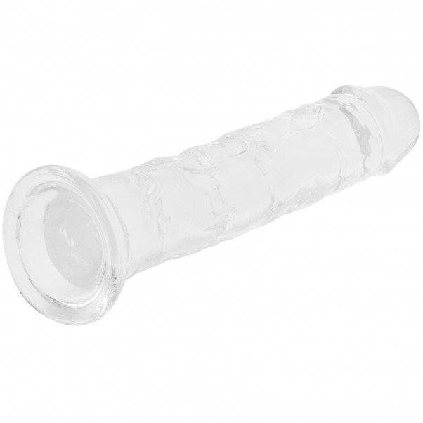 Willie City Realistisk Klar Dildo med Sugpropp 18 cm  3