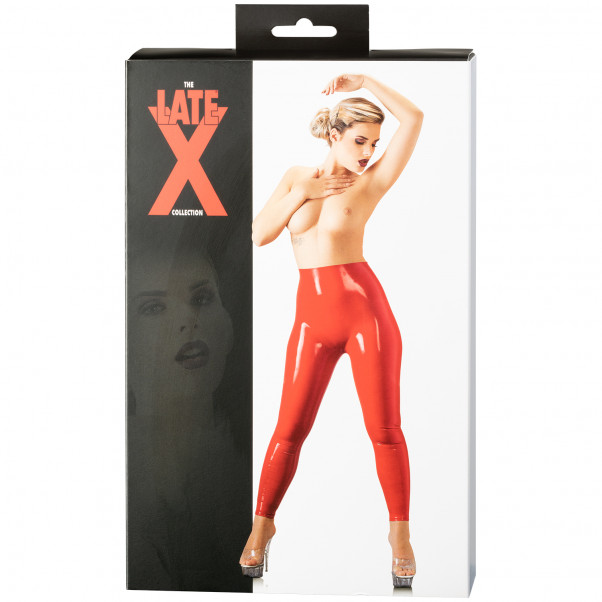 Late X Latex Leggings Röd  100
