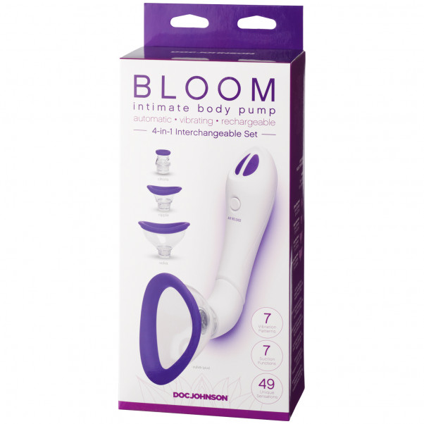 Doc Johnson Bloom Rechargeable Intimate Body Pump Set Pack 90