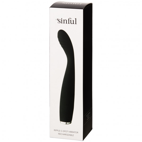 Sinful Ripple Uppladdningsbar G-Punktsvibrator Produktförpackning 90