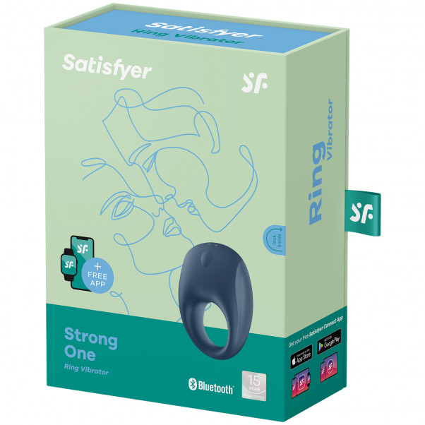 Satisfyer Strong One Vibrerande Penisring bild på förpackningen 90