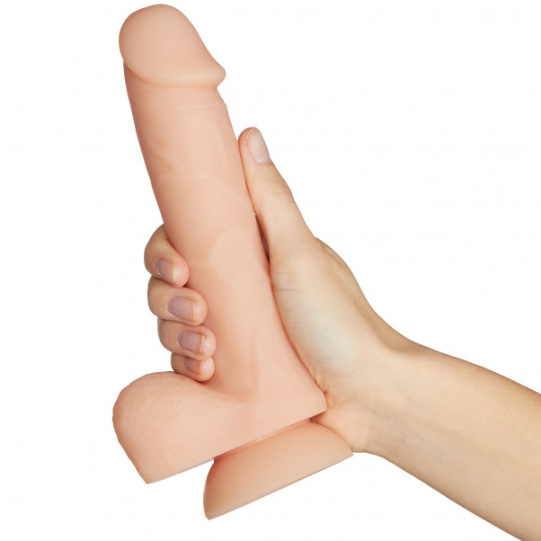 Willie City Luxe Realistisk Silikondildo 20 cm produkt i hand 50