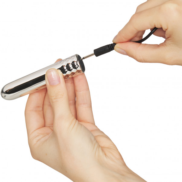 Sinful Double Trouble Uppladdningsbart Rabbit och Wand Bulletvibrator Set produkt i hand 53