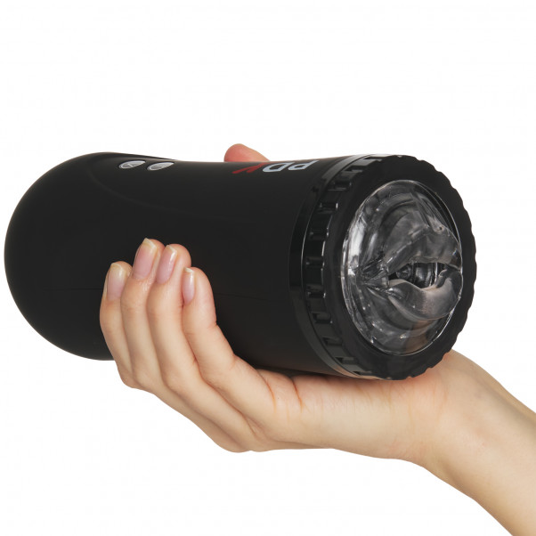 PDX Elite Moto Stroker Masturbator produkt i hand 50