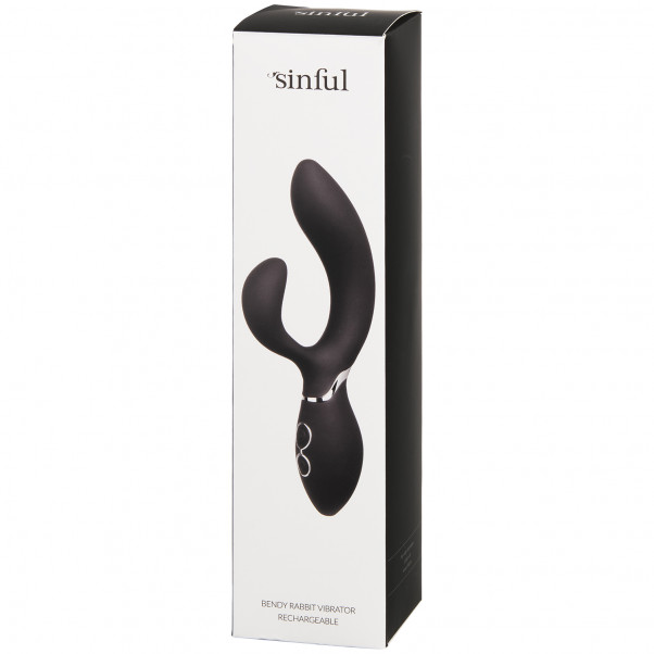 Sinful Bendy Uppladdningsbar Rabbitvibrator  90