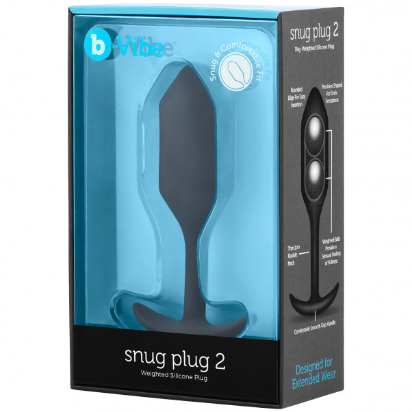 B-Vibe Snug Plug 2 Analplugg bild på förpackningen 100