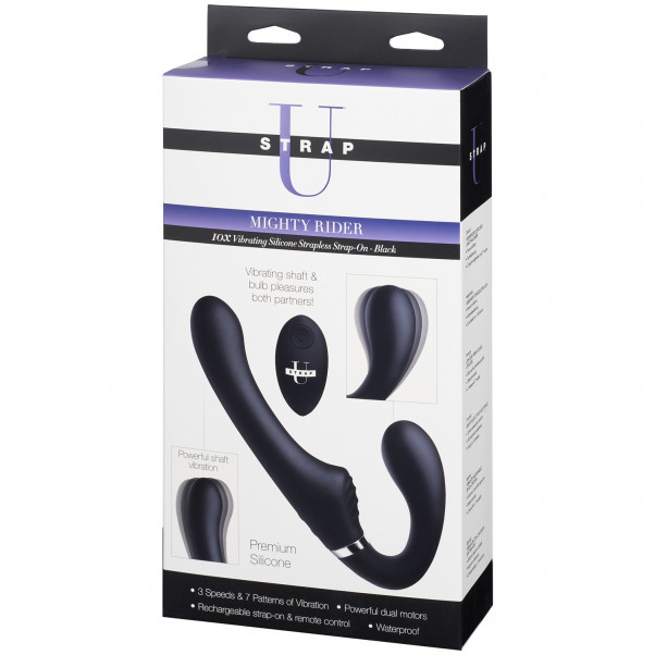 Strap U Mighty Rider Vibrating Strap-on Pack 90