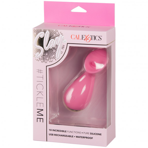 CalExotics Slay Tickle Me Vibrator bild på förpackningen 90