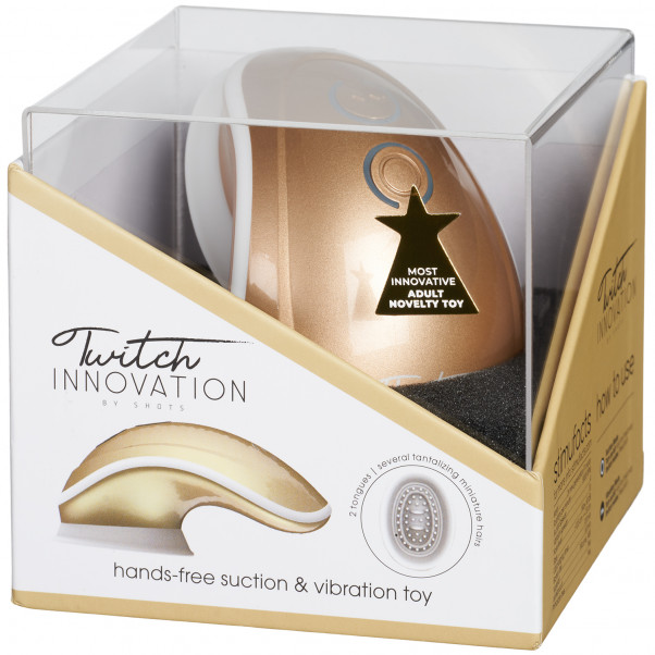 Shots Twitch Hands-Free Vibrating Clitoral Stimulator Pack 90