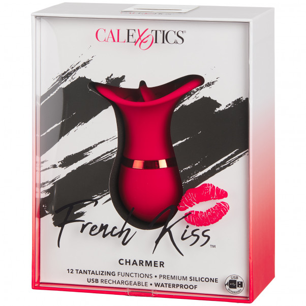 CalExotics French Kiss Charmer Vibrator bild på förpackningen 90
