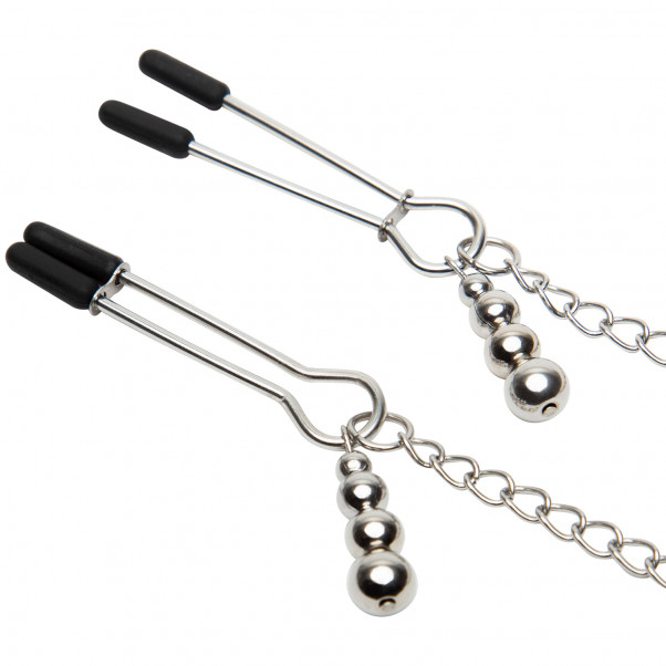 Fifty Shades Of Grey Play Nice Satin Collar and Nipple Clamps Product 2
