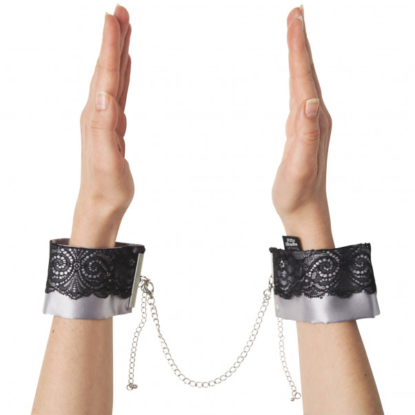 Fifty Shades Of Grey Play Nice Satin Wrist Cuffs Hand 50