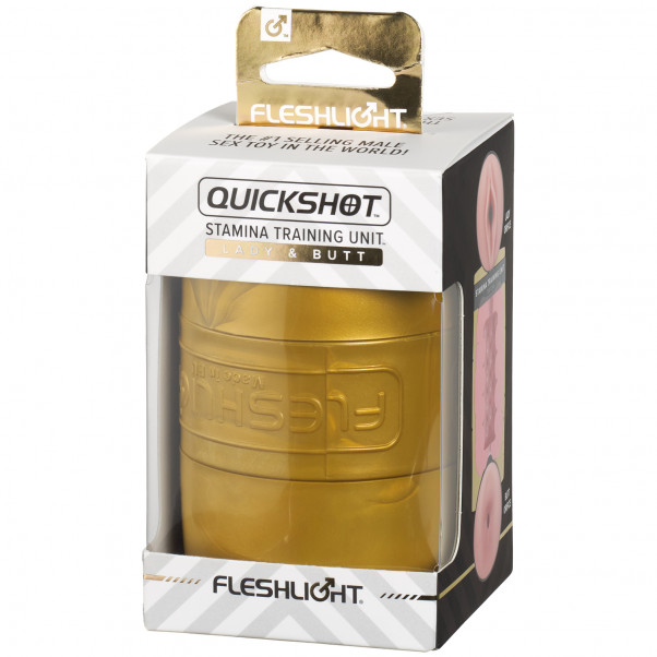 Fleshlight Quickshot Stamina Training Unit Vagina och Anal bild på förpackningen 90
