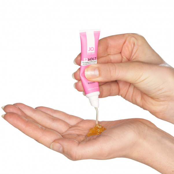 System Jo 12Volt Buzzing Clitoral Serum 10 ml Hand 51
