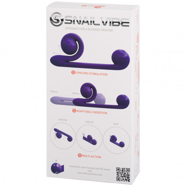 Snail Vibe Dual Stimulator Produktförpackning 90