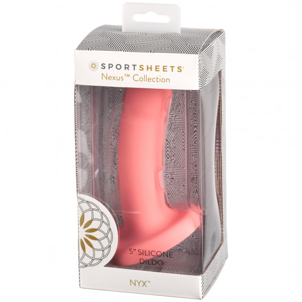 Sportsheets Nyx Silikondildo 14,5 cm Produktförpackning 90