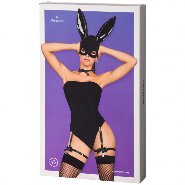 Obsessive Bunny Bodystocking Kostym Produktförpackning 90