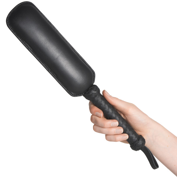 obaie Premium Paddle av Äkta Läder Produktbild i hand 50