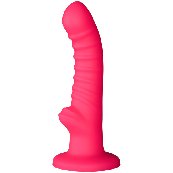baseks Ribbed Stimulation Silikondildo 17 cm Produktbild 1