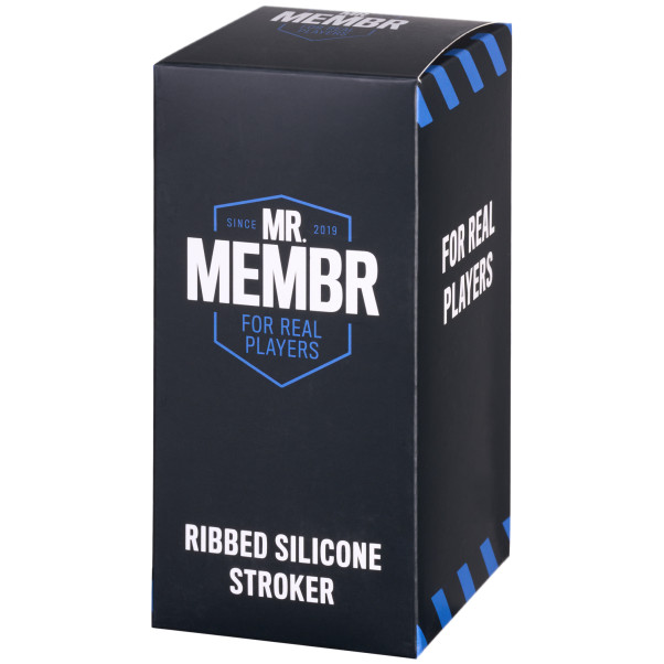 MR.MEMBR Ribbed Silikon Stroker Produktförpackning 90