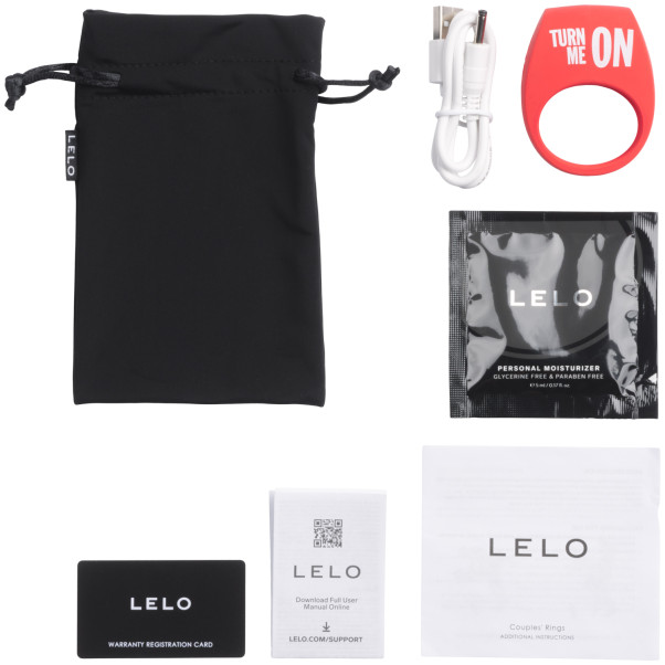 LELO x Diesel Tor 2 Vibrerande Penisring Förpackningens innehåll 80