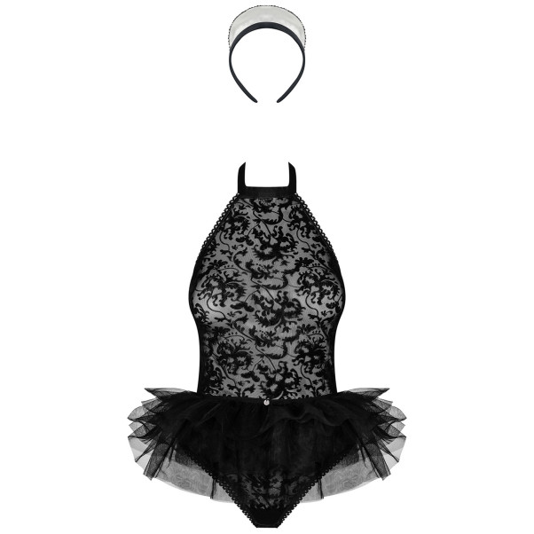Obsessive Frilles Maid body-set Produktbild 3