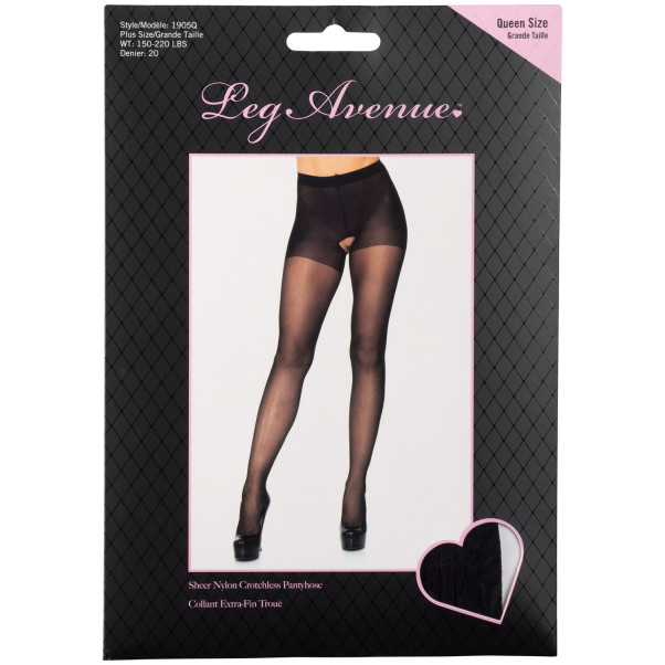 Leg Avenue Skira Grenlösa Tights Plus Size Produktförpackning 90
