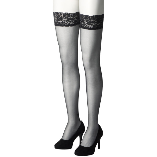 NORTIE Mint Stay-Ups med Rosettdetaljer Produktbild 5