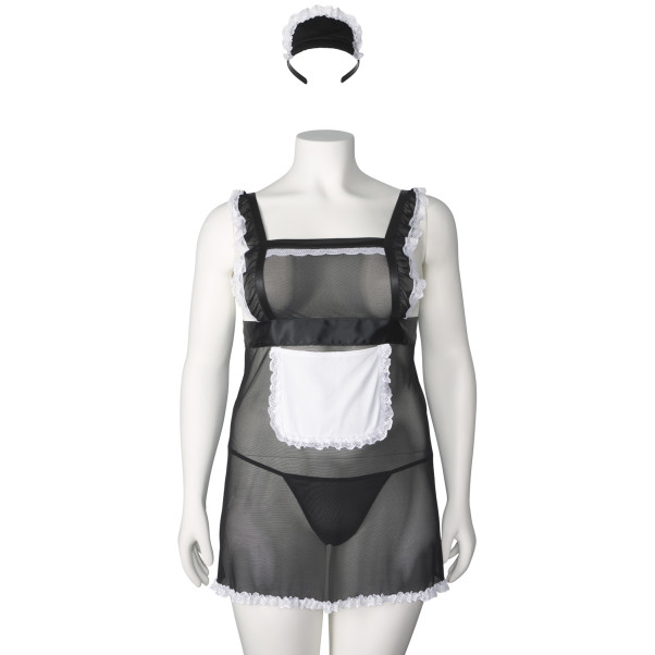 NORTIE French Maid Kostym Plus Size Produktbild 4