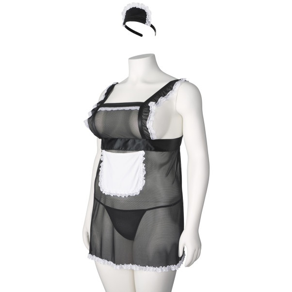 NORTIE French Maid Kostym Plus Size Produktbild 5