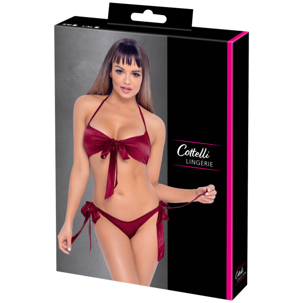 Cottelli BH-set med Röd Rosett Produktförpackning 90