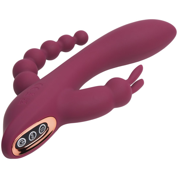Sinful Triple Fun Bordeaux Uppladdningsbar Rabbitvibrator Produktbild 4