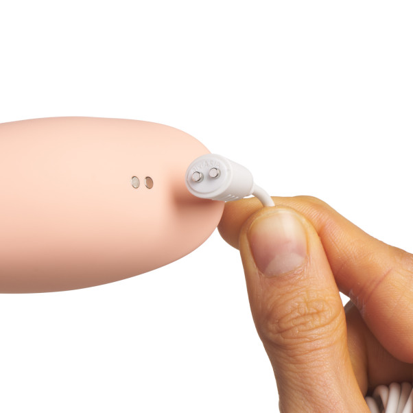 Sinful Fun Uppladdningsbar G-punktsvibrator Produktbild i hand 51