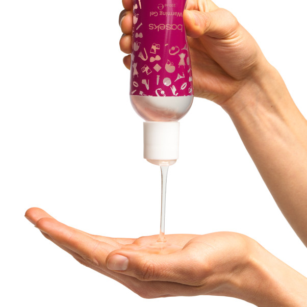 baseks Warming Gel 250 ml Produktbild i hand 51