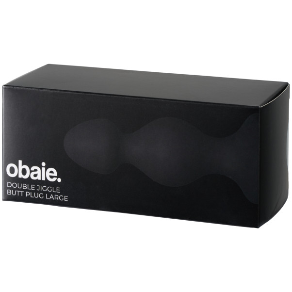 obaie Double Jiggle Large Analplugg Produktförpackning 90