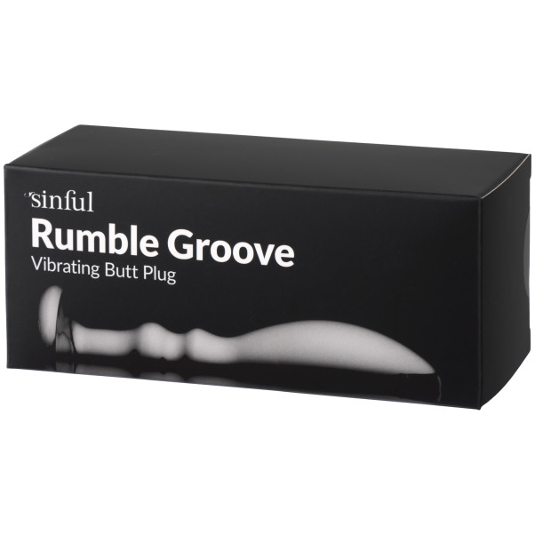 Sinful Rumble Groove Vibrerande Analplugg Produktförpackning 90