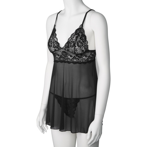NORTIE Basil Black Babydoll Set Produktbild 5