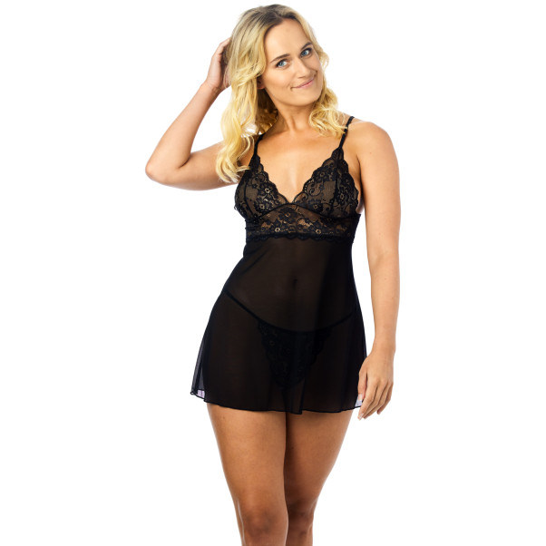 NORTIE Basil Black Babydoll Set Produktbild 1