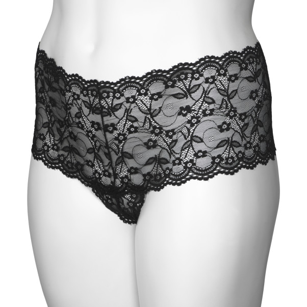 NORTIE Flora Svarta Hipstertrosor Plus-Size Produktbild 6