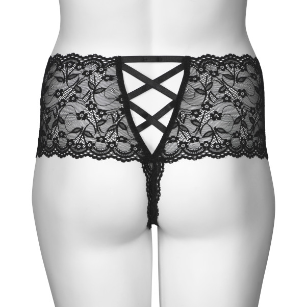 NORTIE Flora Svarta Hipstertrosor Plus-Size Produktbild 7