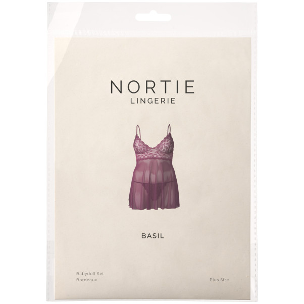 NORTIE Basil Babydoll Set Plus-Size Produktförpackning 90