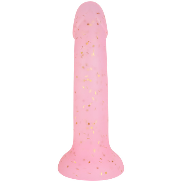 baseks Pink Starry Silikondildo 18 cm Produktbild 2