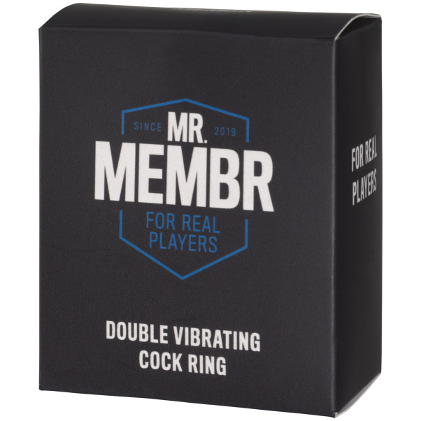 MR.MEMBR Dubbel Vibrerande Penisring Produktförpackning 90