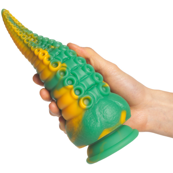 Creature Cocks Monstropus Tentacled Monster Silikondildo 22 cm Produktbild i hand 50