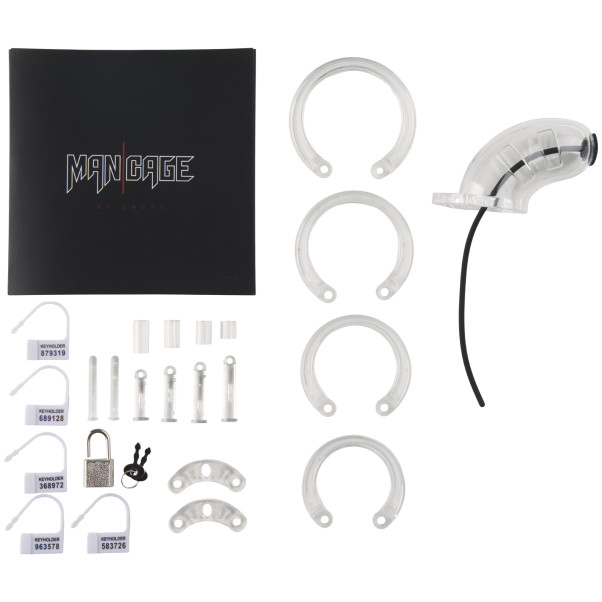 Mancage 15 Kyskhetsbur med Urinrörssond Förpackningens innehåll 80